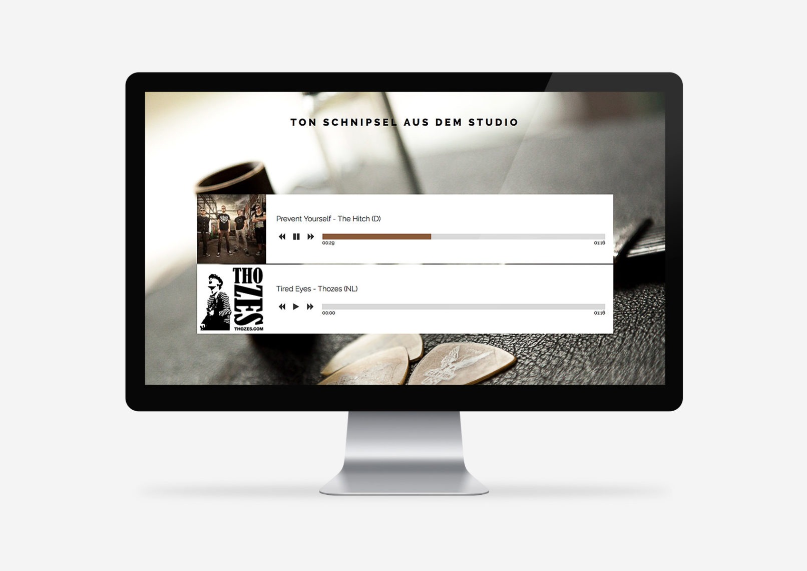 Tonstudio Regniet Webdesign - Edelrot Fotografie