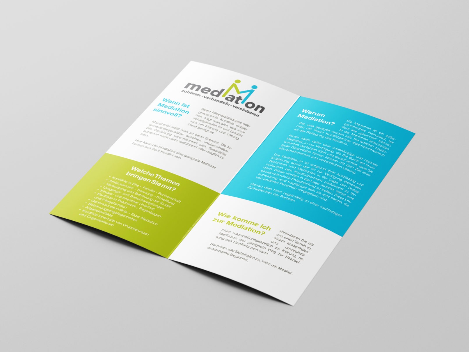 SkF Flyer Mediation Edelrot